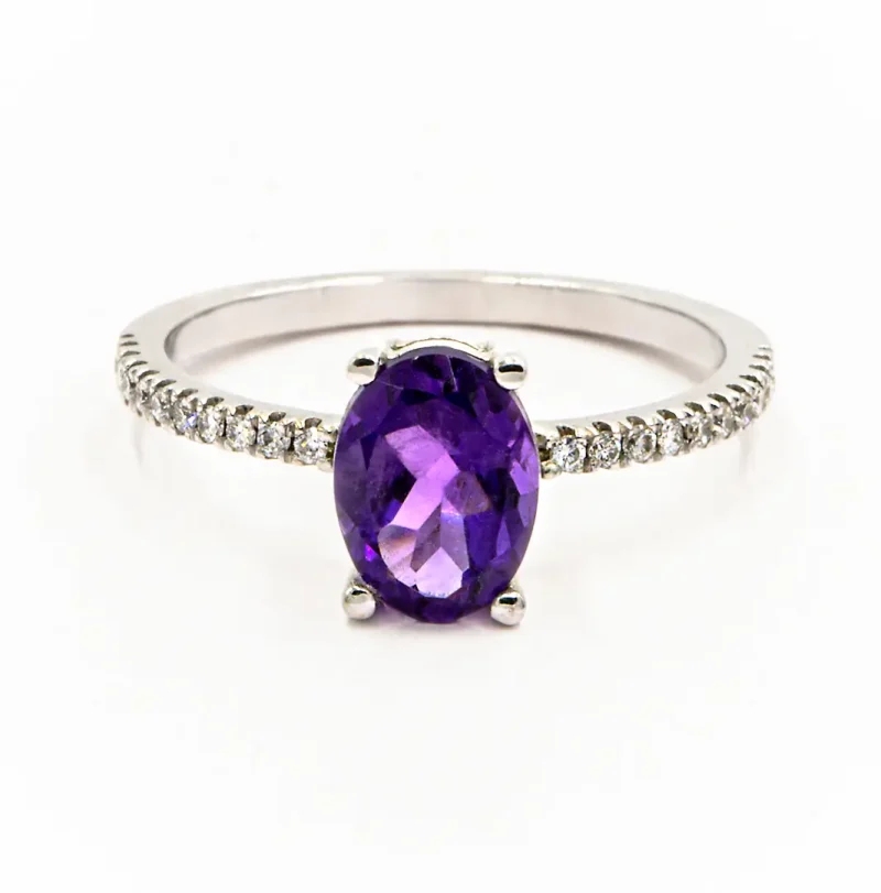 Anillos con Piedra  de Color